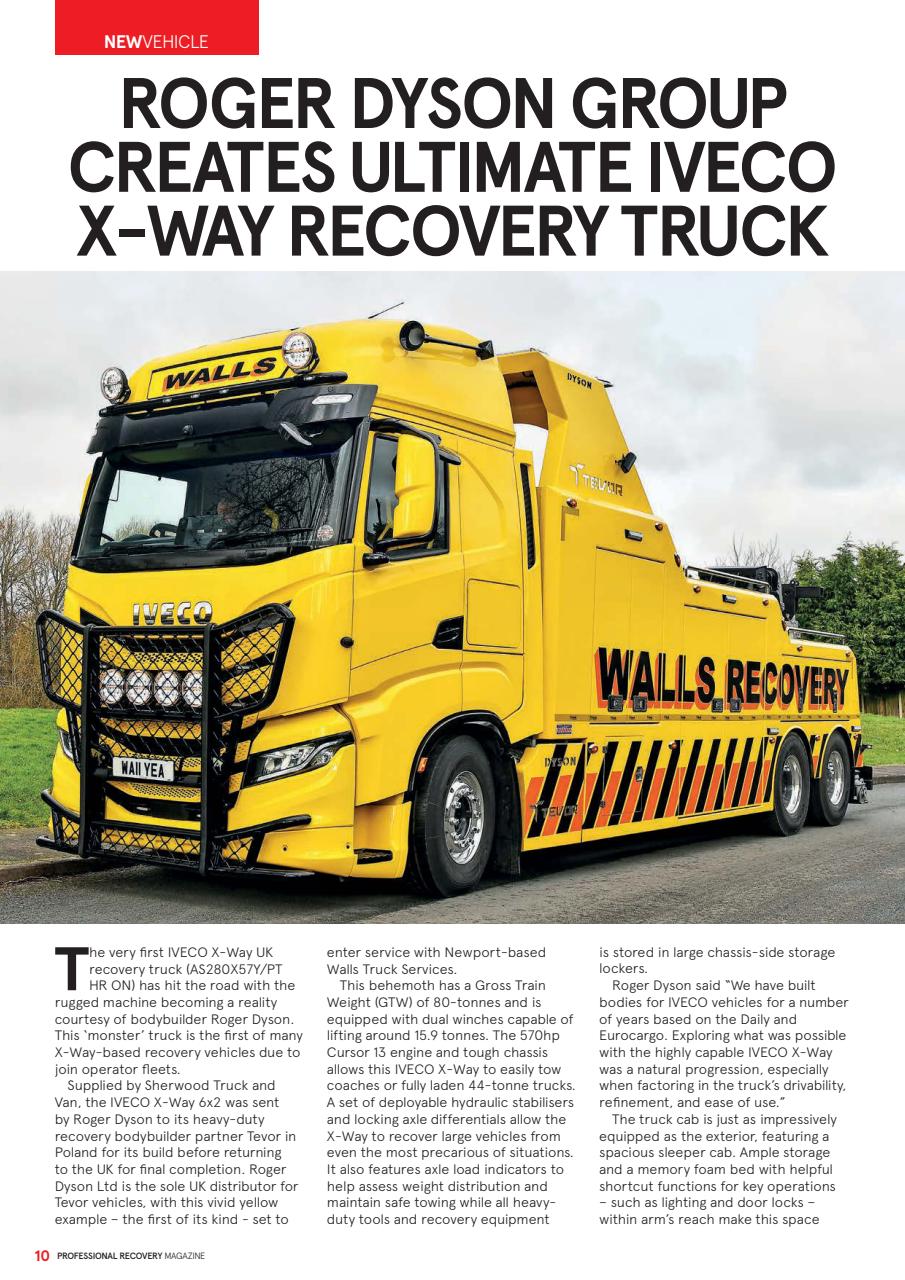Professional Recovery Magazine Preview Pages