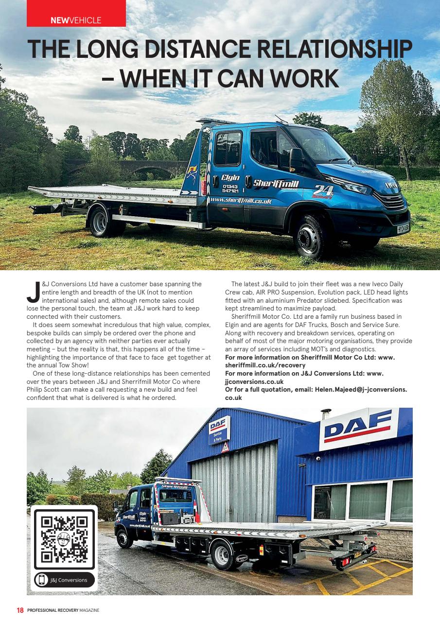 Professional Recovery Magazine Preview Pages