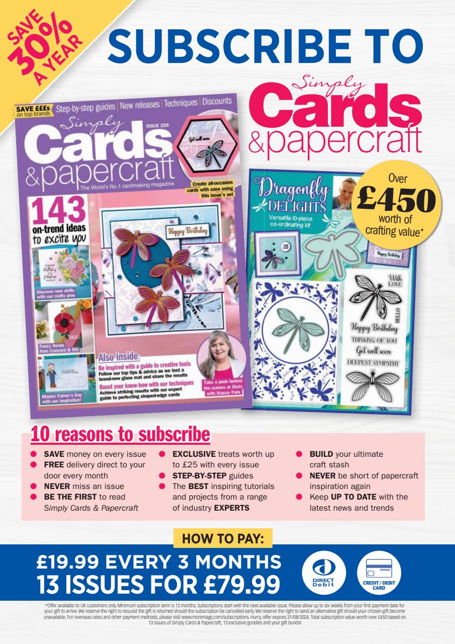 Simply Cards & Papercraft Preview Pages