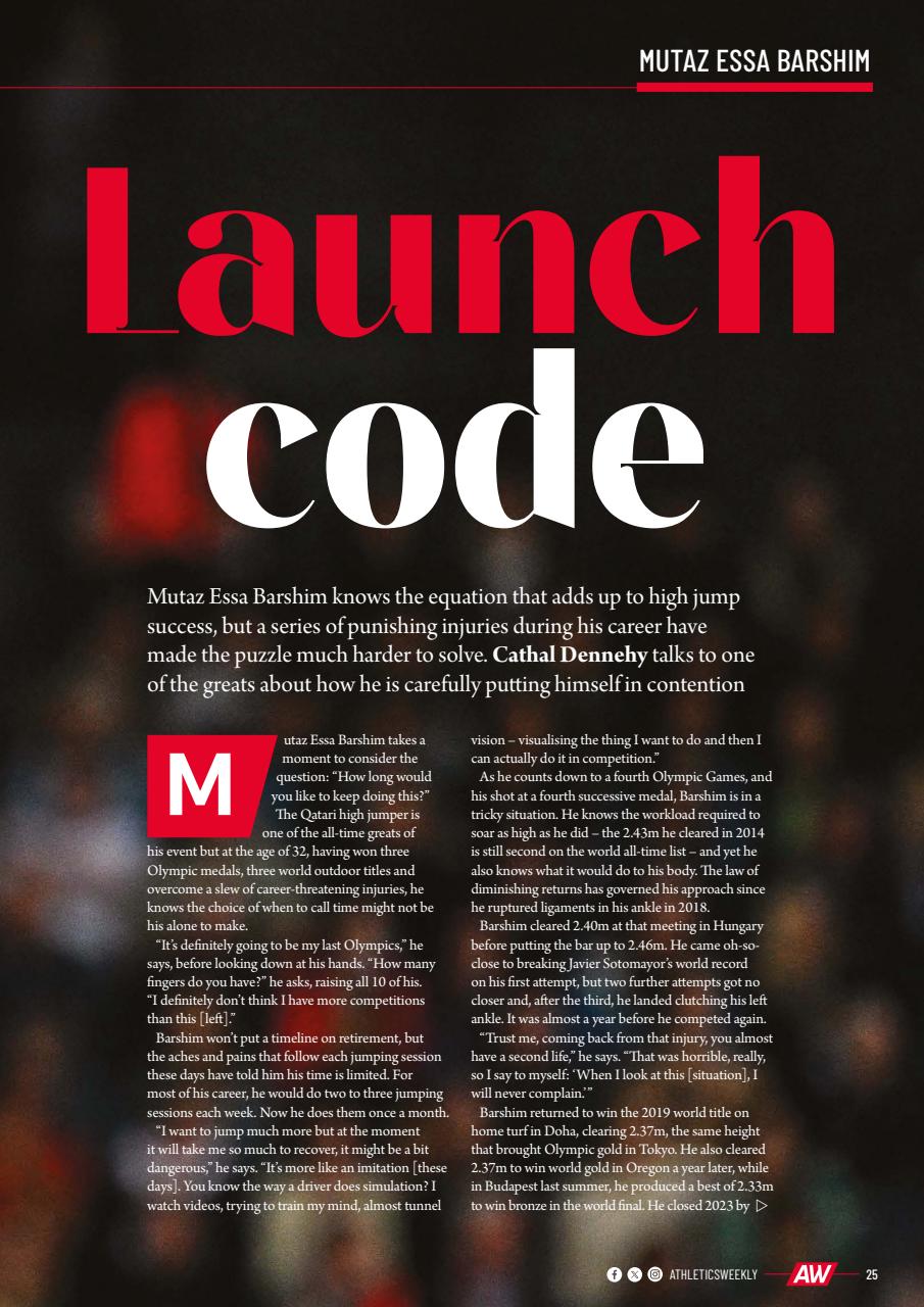 AW – Athletics Weekly Magazine Preview Pages