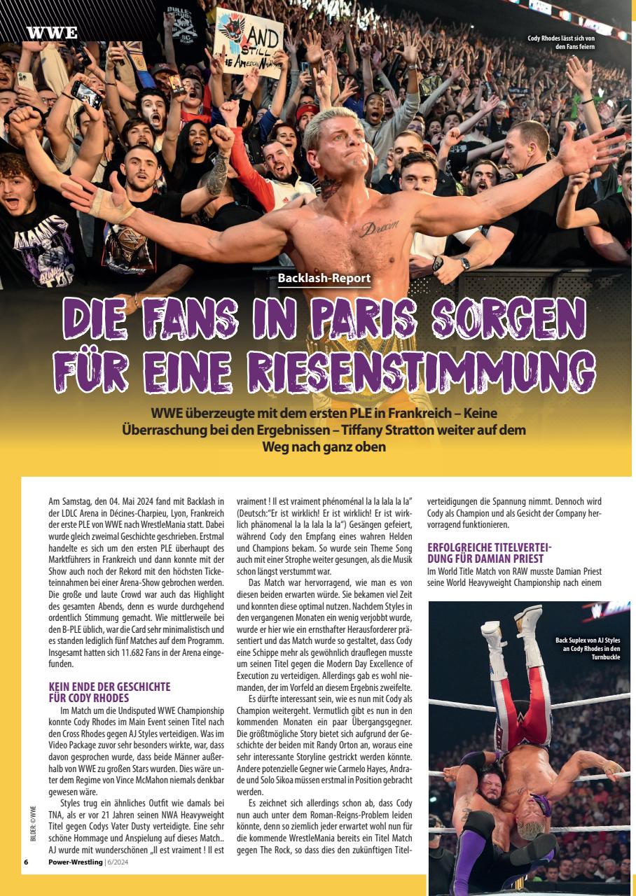 Power-Wrestling Preview Pages