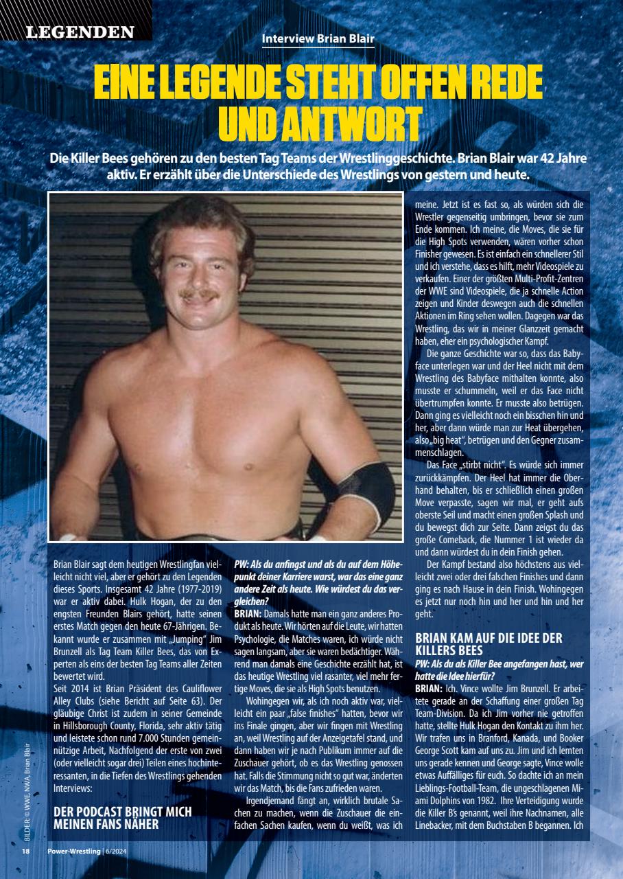 Power-Wrestling Preview Pages