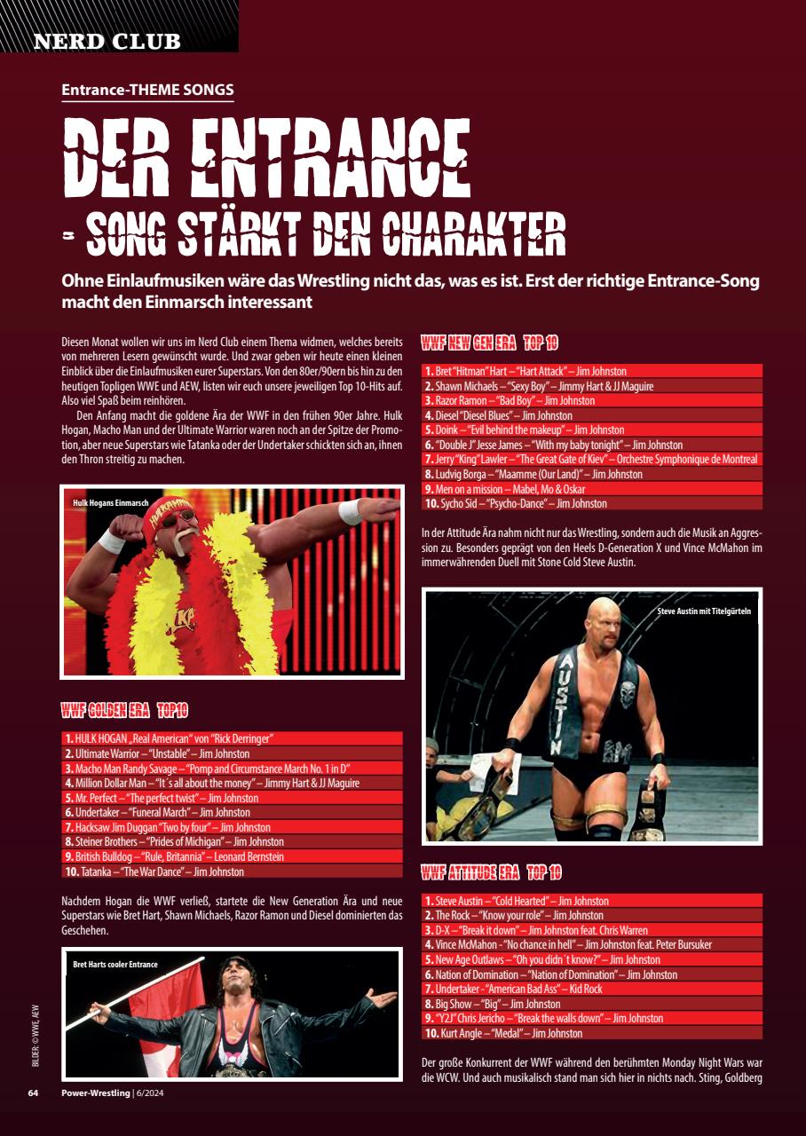 Power-Wrestling Preview Pages