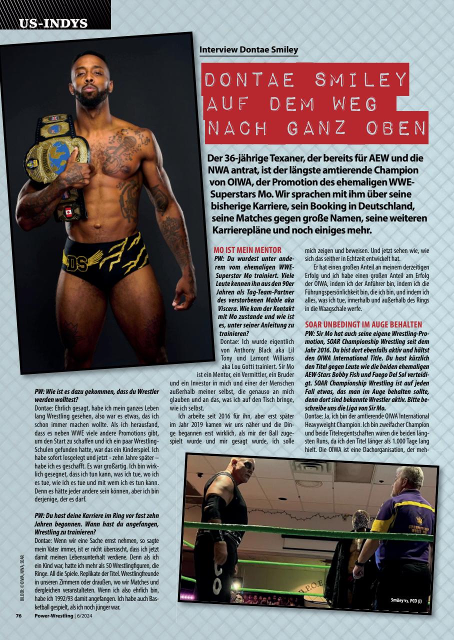 Power-Wrestling Preview Pages