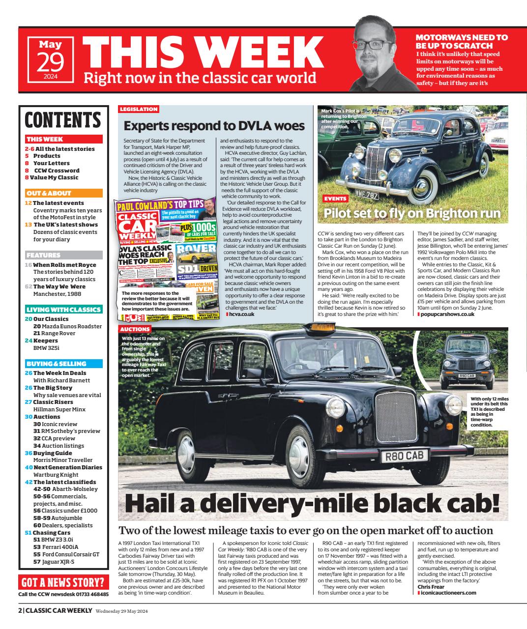 Classic Car Weekly Preview Pages