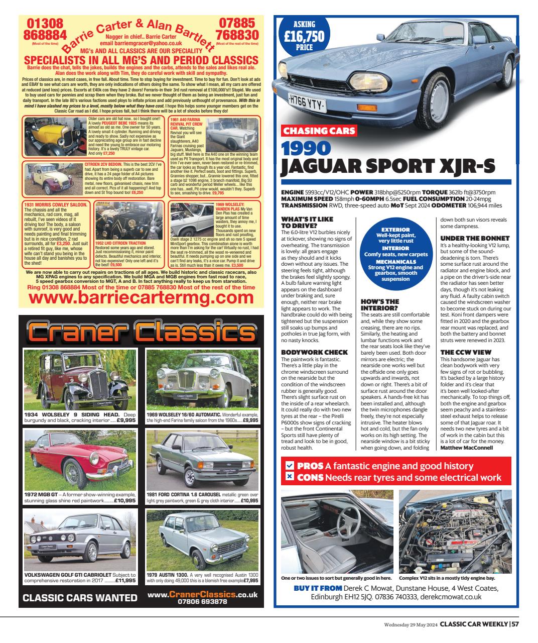 Classic Car Weekly Preview Pages