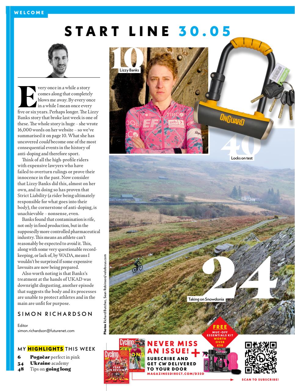 Cycling Weekly Preview Pages