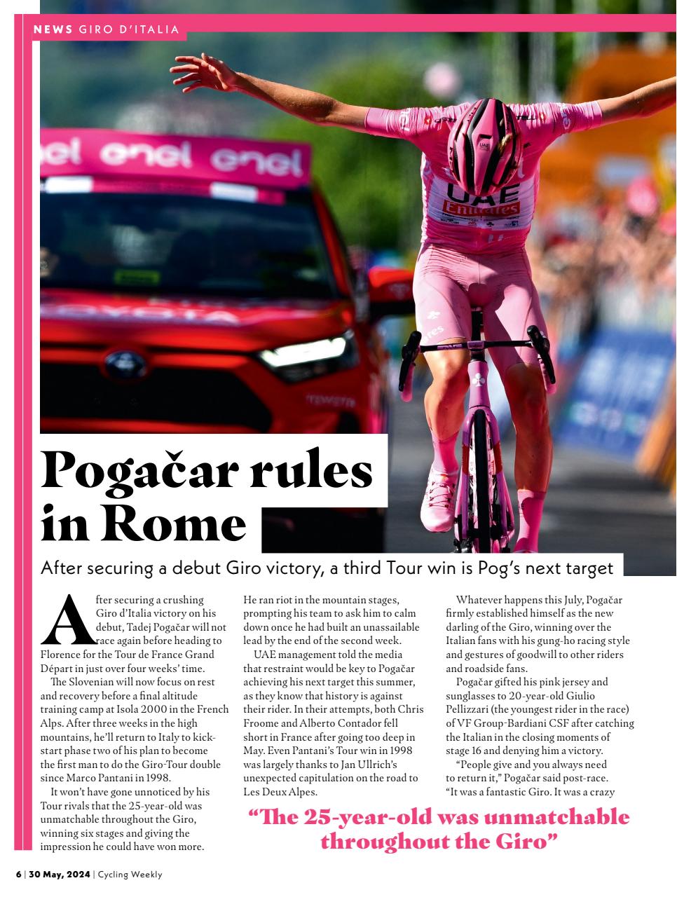 Cycling Weekly Preview Pages