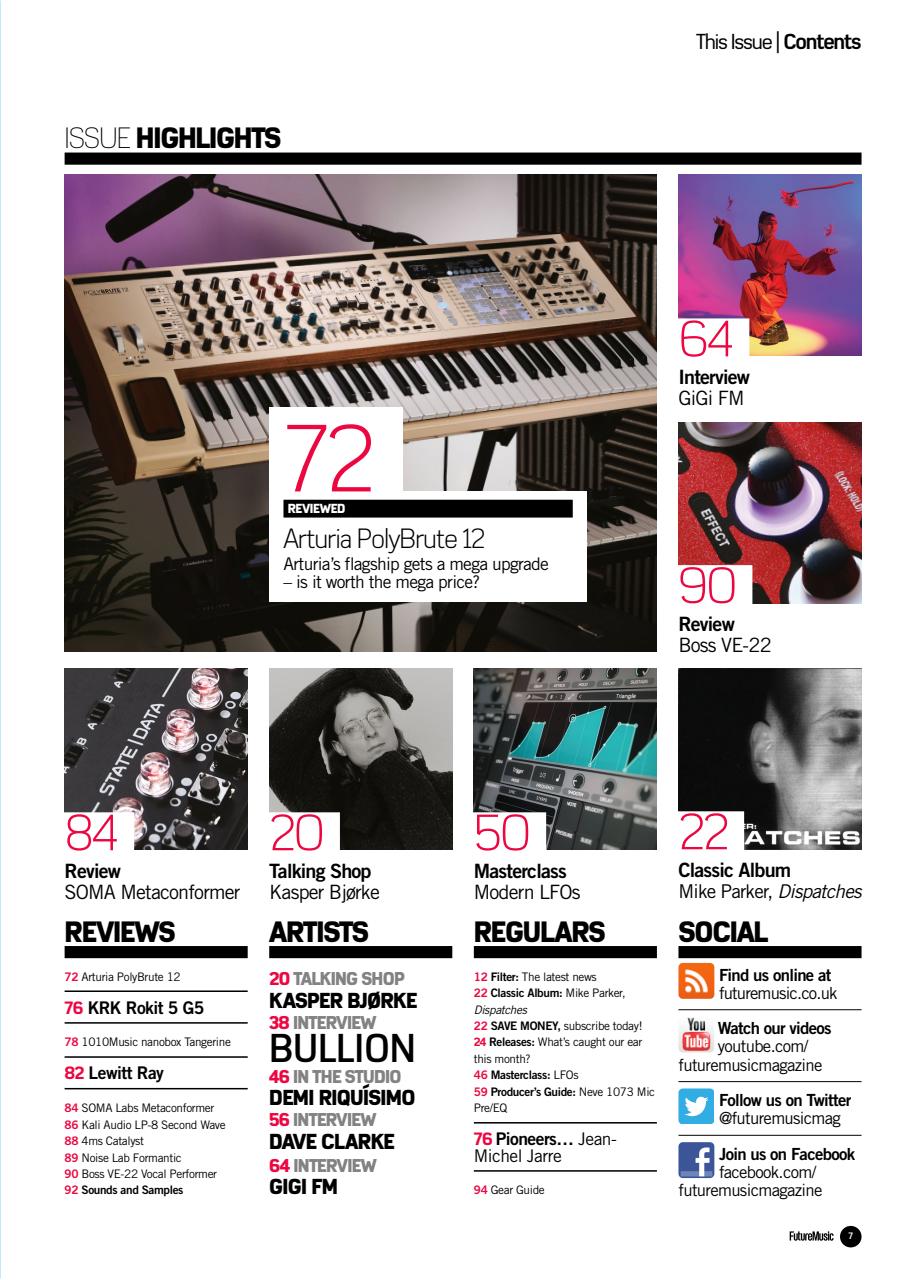 Future Music Preview Pages