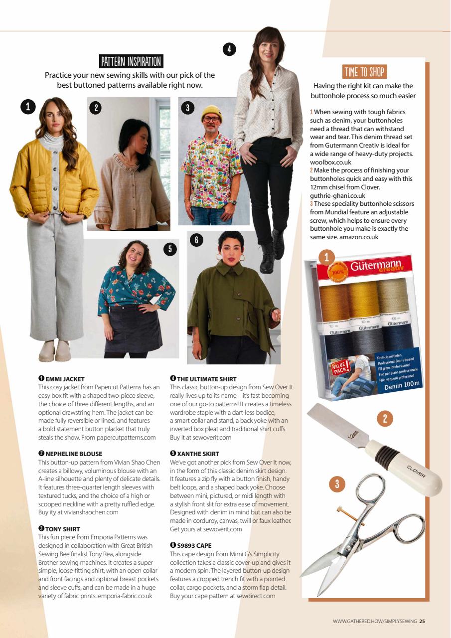 Simply Sewing Preview Pages