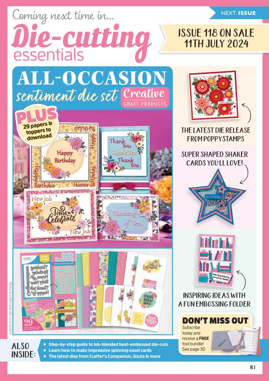 Die-Cutting Essentials Preview Pages