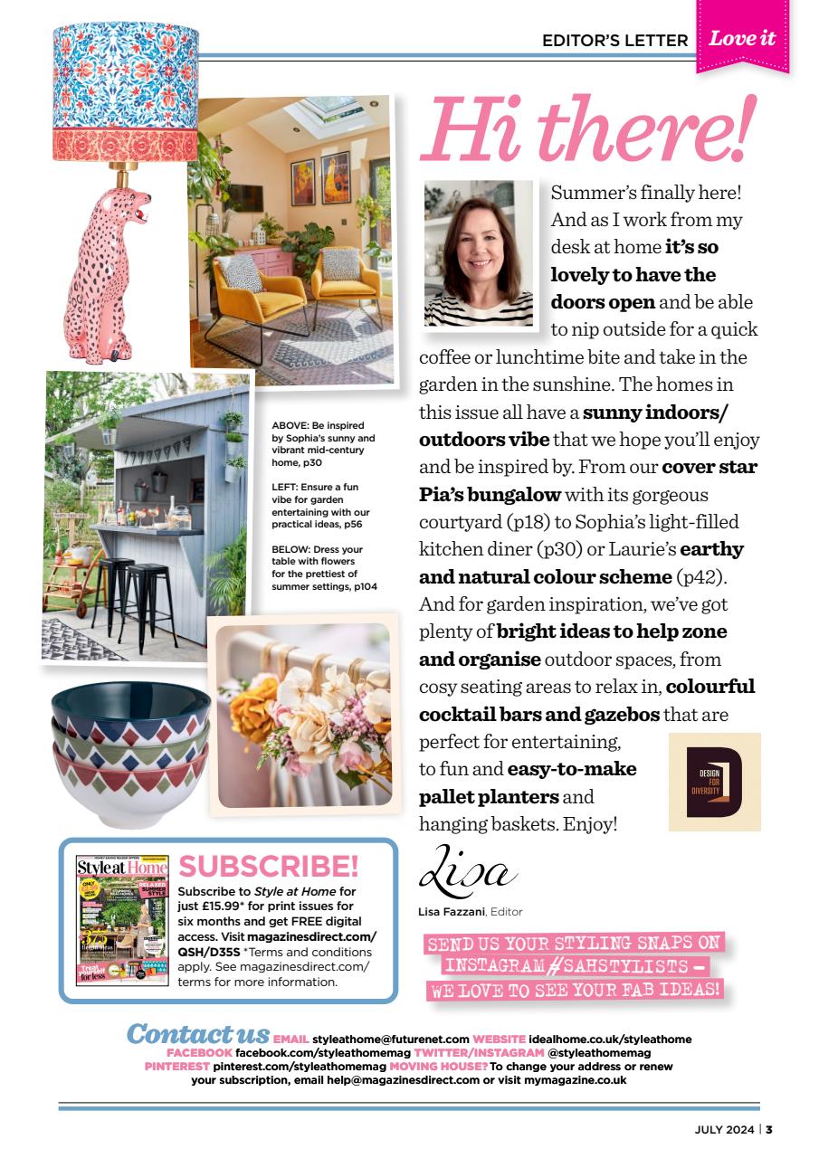 Style at Home Preview Pages