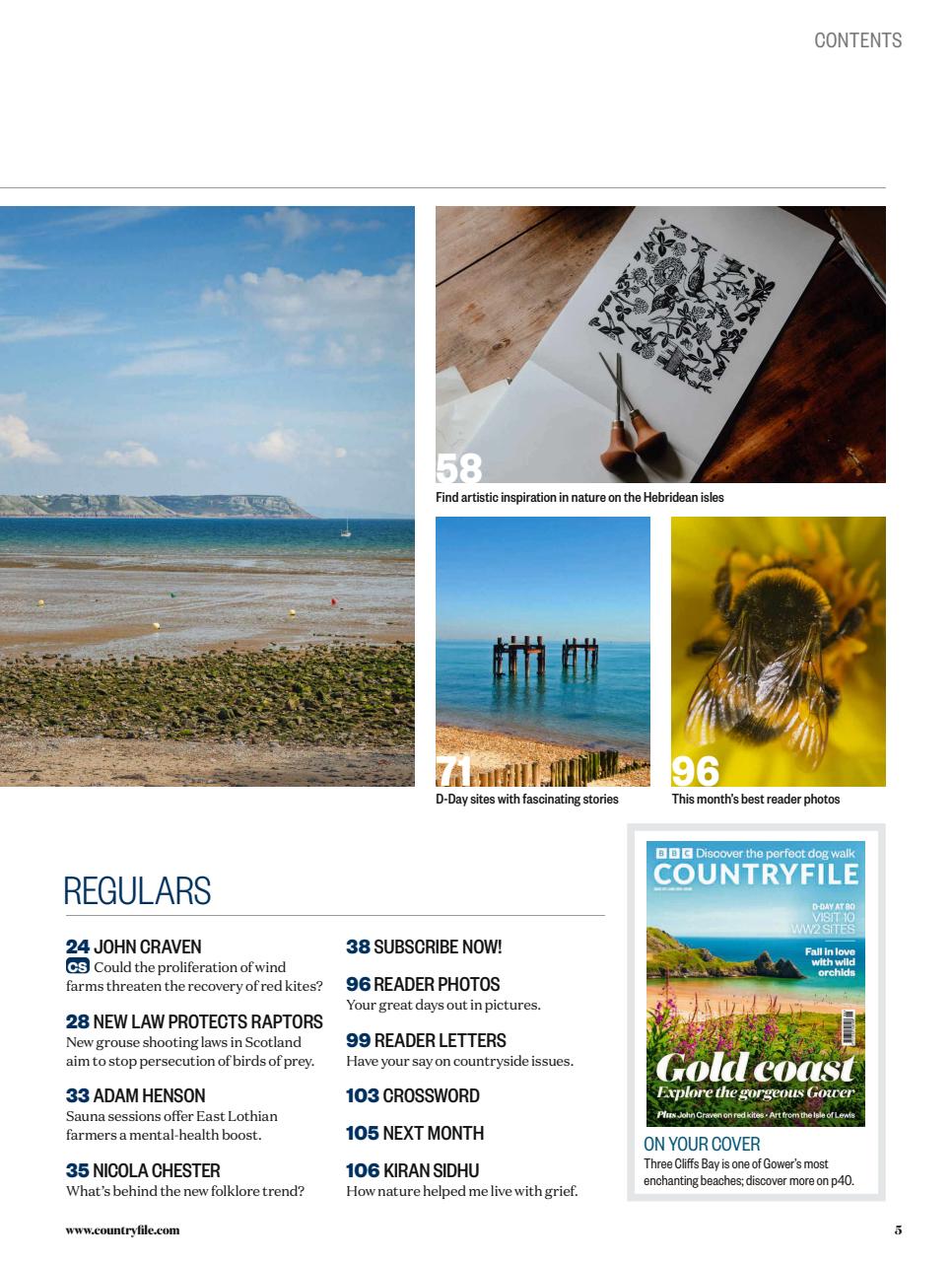 BBC Countryfile Magazine Preview Pages