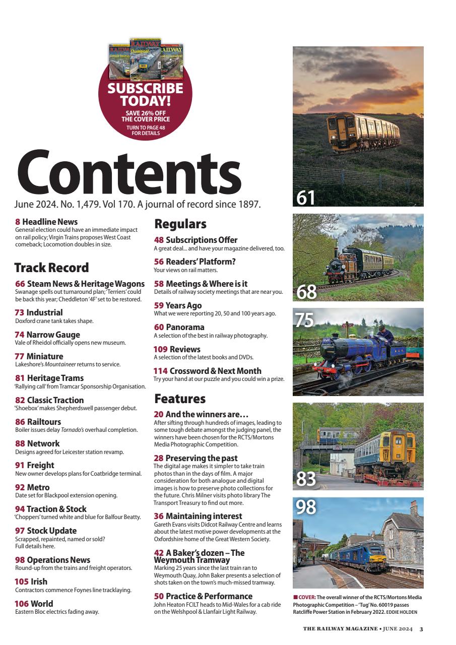 Railway Magazine Preview Pages