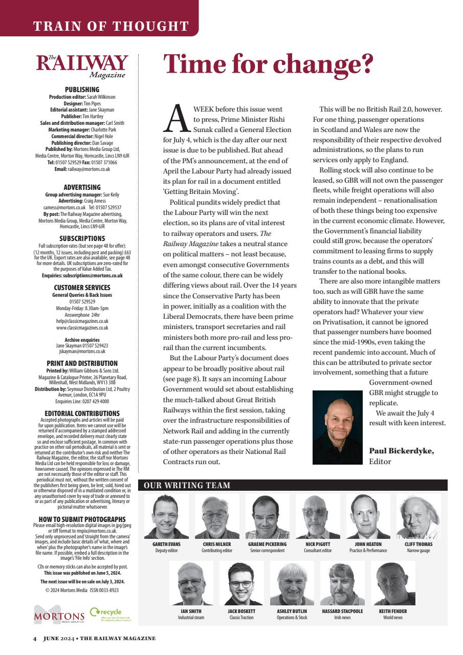 Railway Magazine Preview Pages