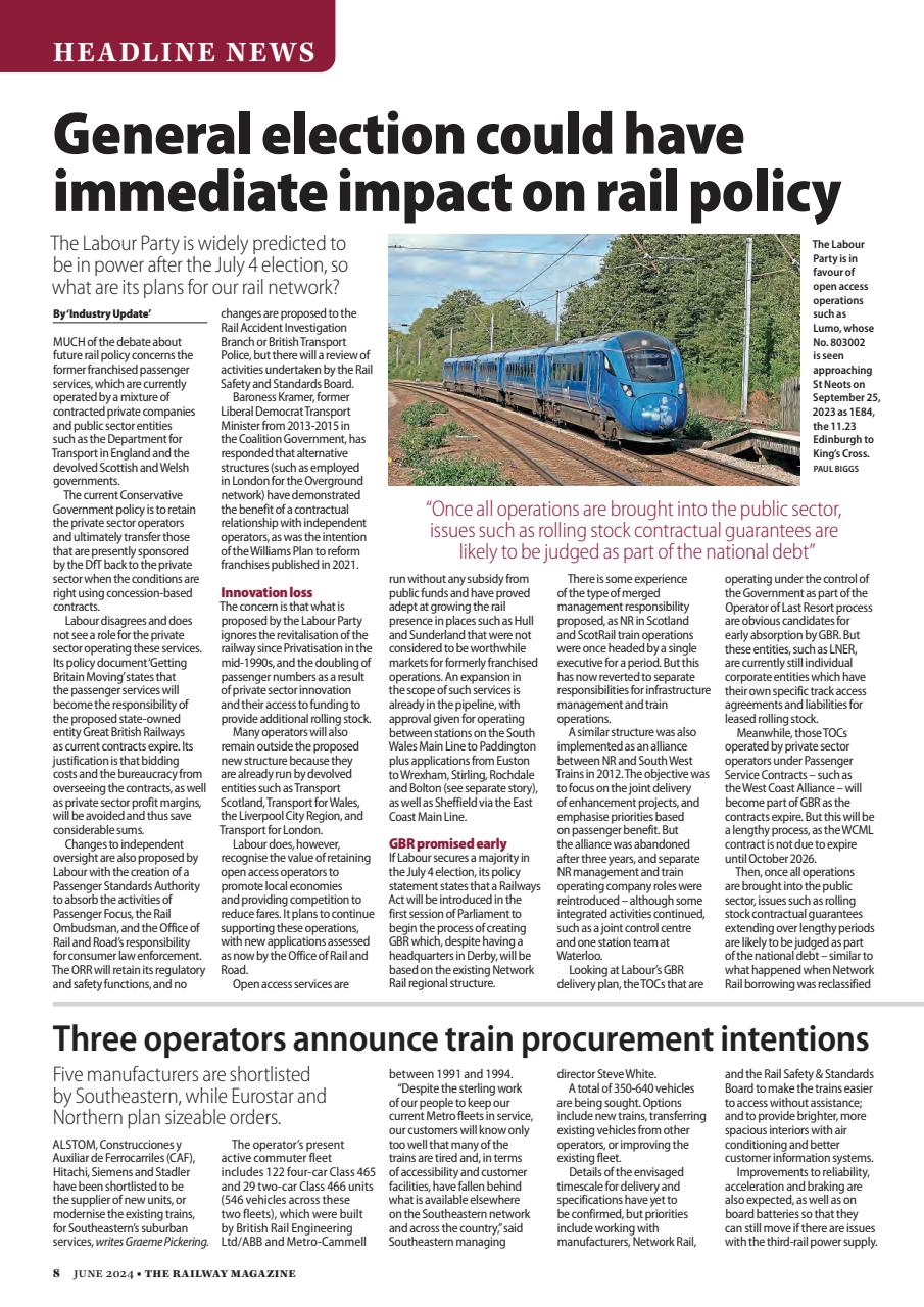 Railway Magazine Preview Pages