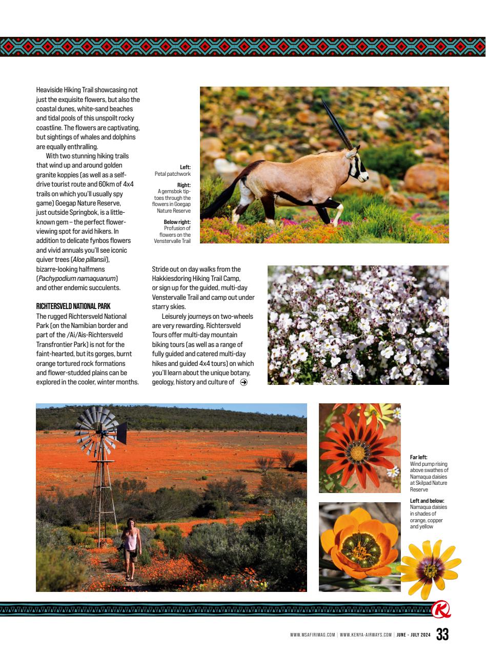 MSAFIRI – Kenya Airways Inflight Preview Pages