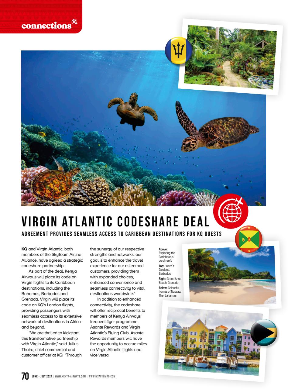 MSAFIRI – Kenya Airways Inflight Preview Pages