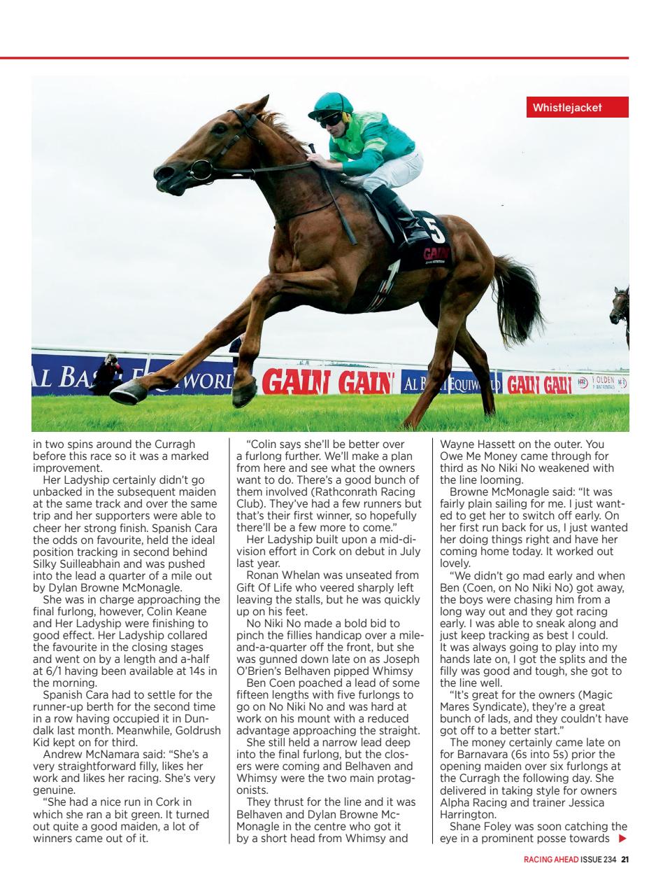 Racing Ahead Preview Pages
