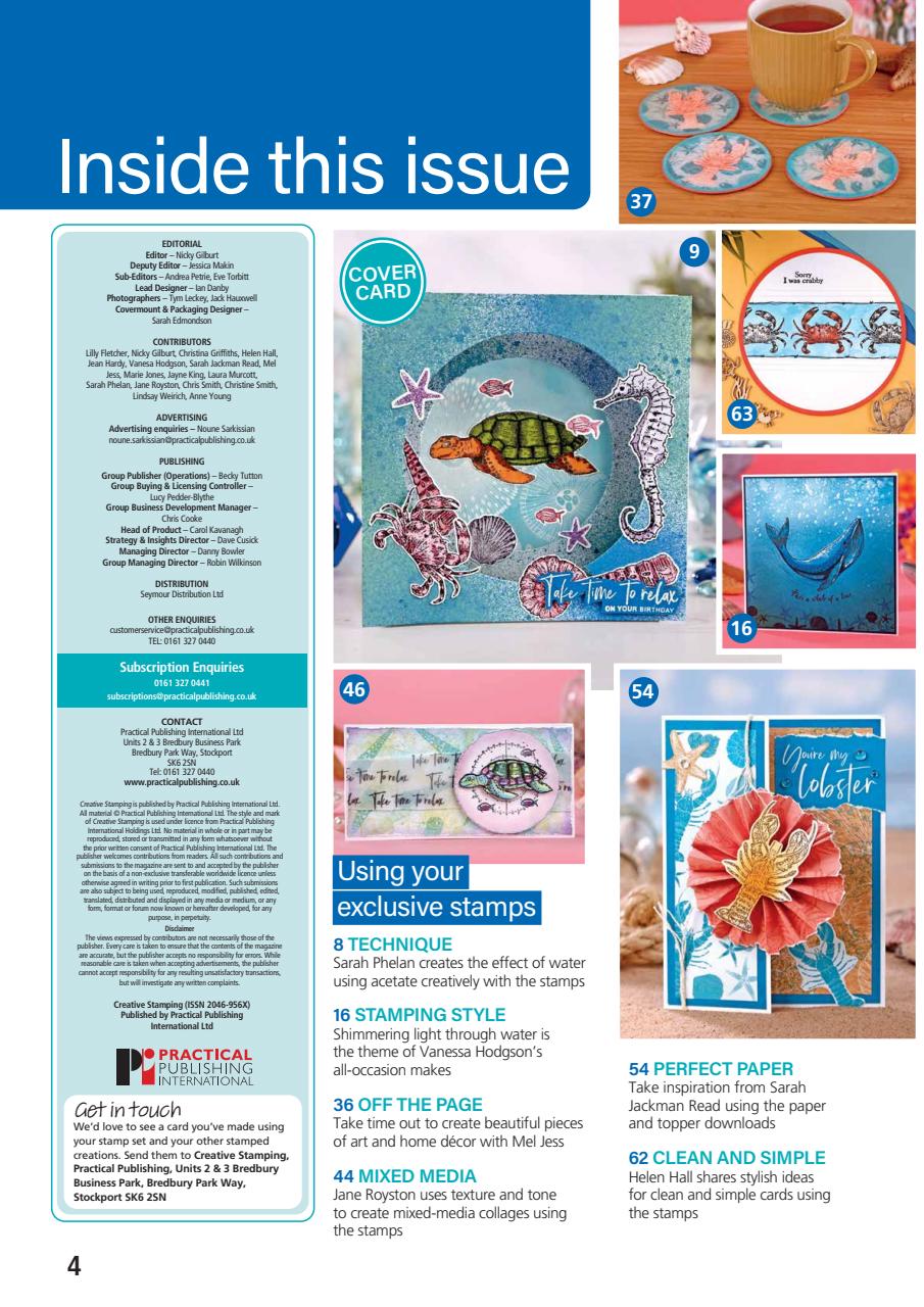 Creative Stamping Preview Pages