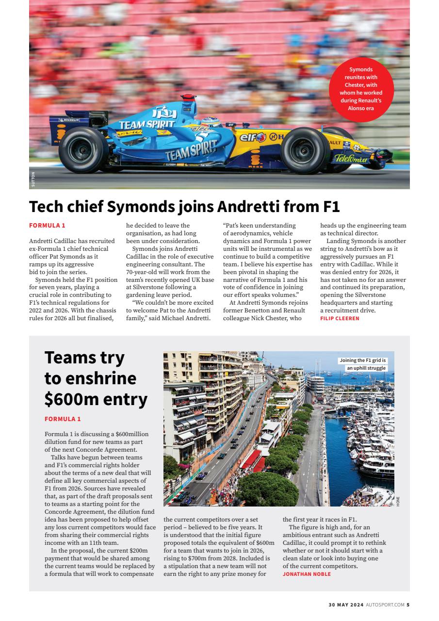 Autosport Preview Pages