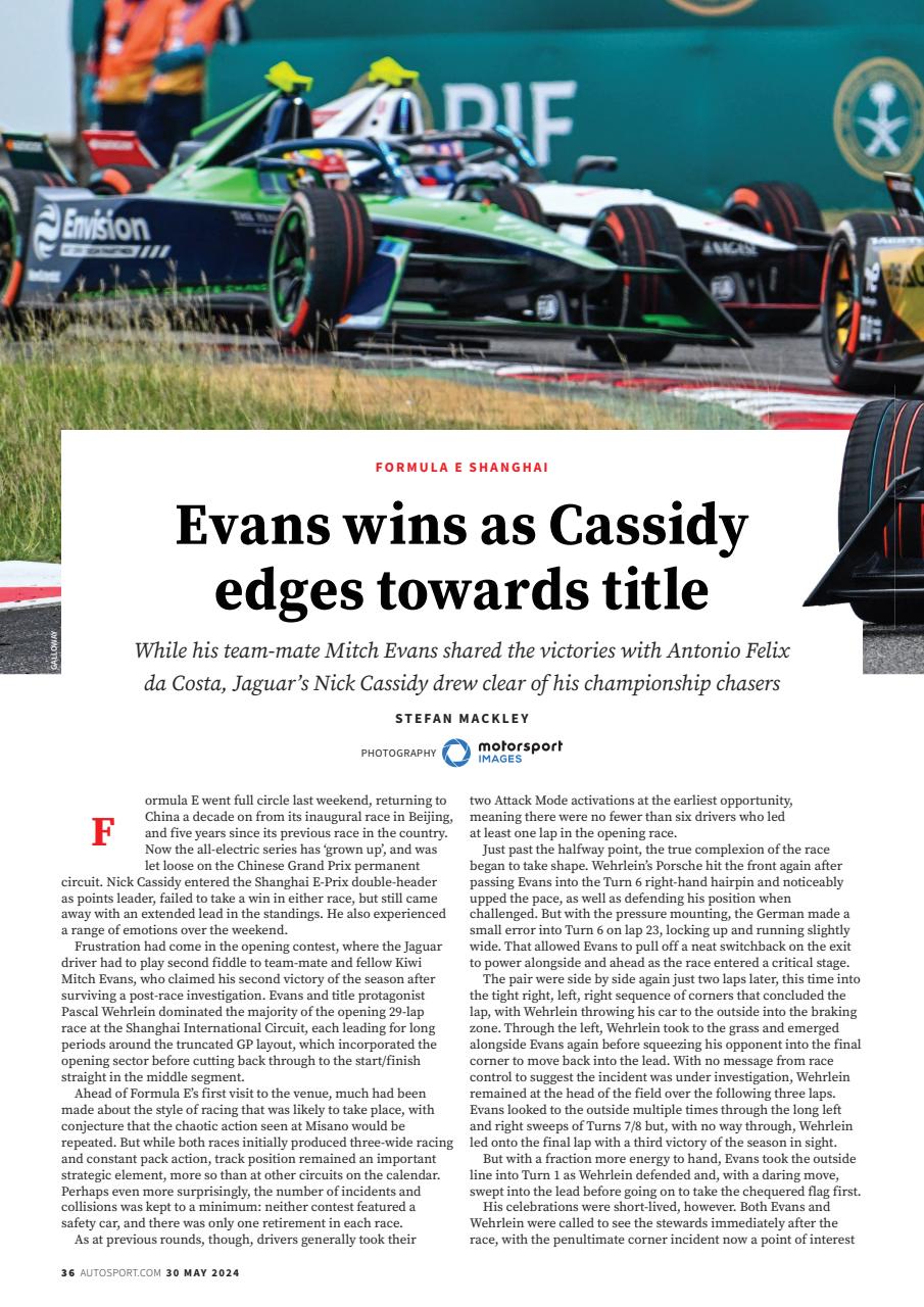 Autosport Preview Pages