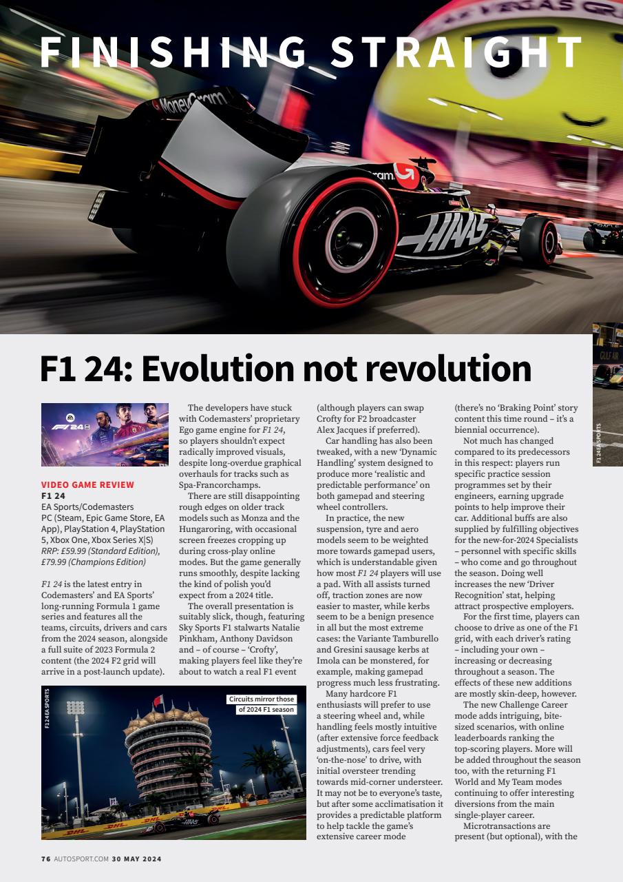 Autosport Preview Pages