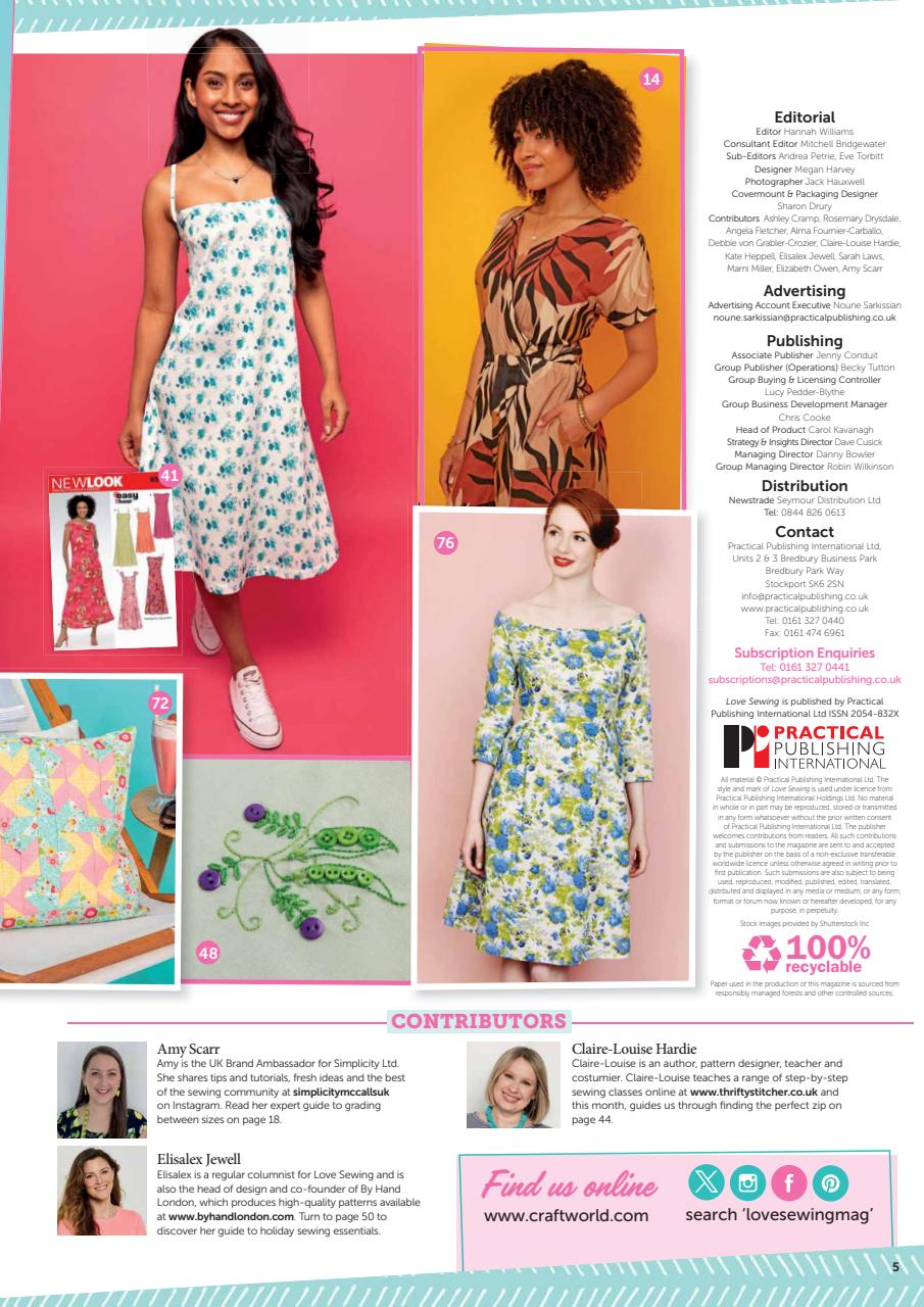 Love Sewing Preview Pages