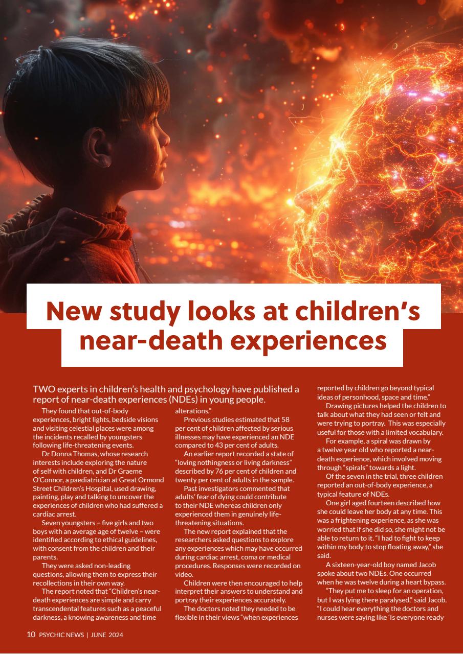 Psychic News Preview Pages
