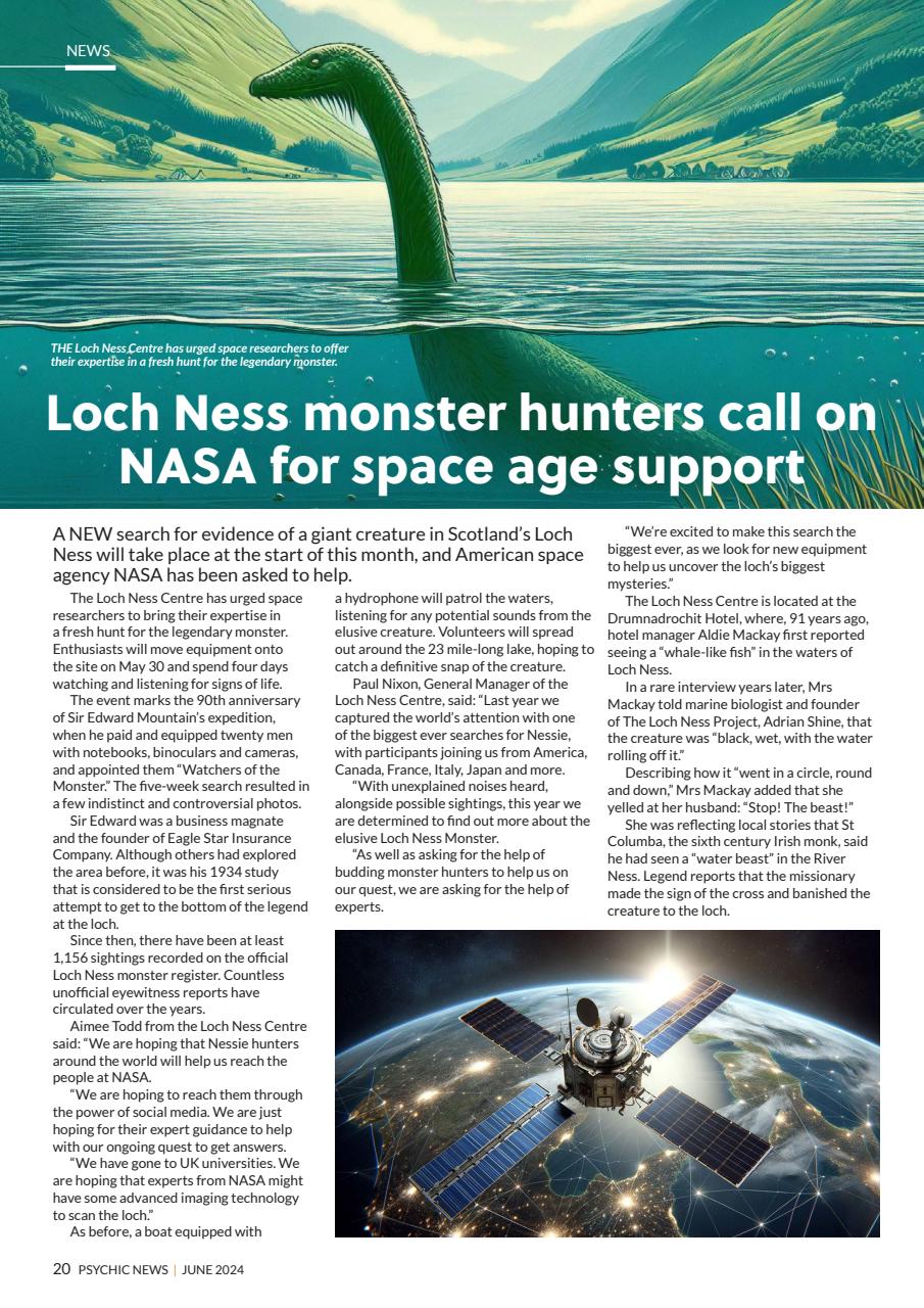 Psychic News Preview Pages