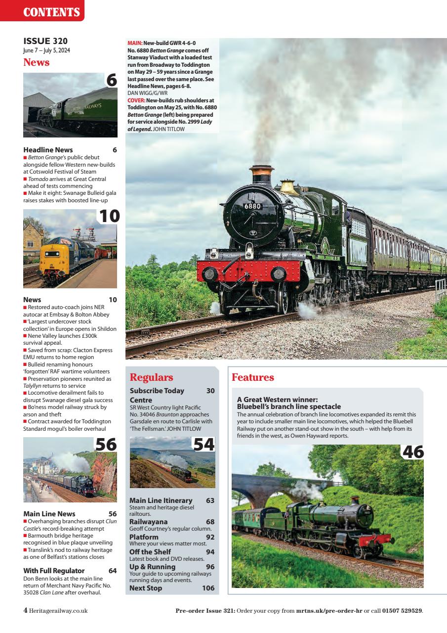 Heritage Railway Preview Pages