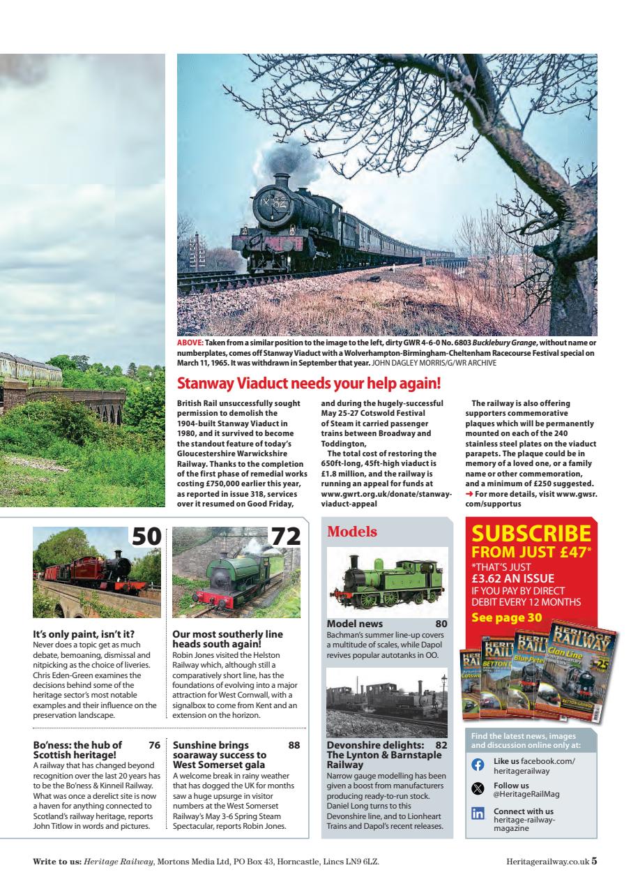 Heritage Railway Preview Pages
