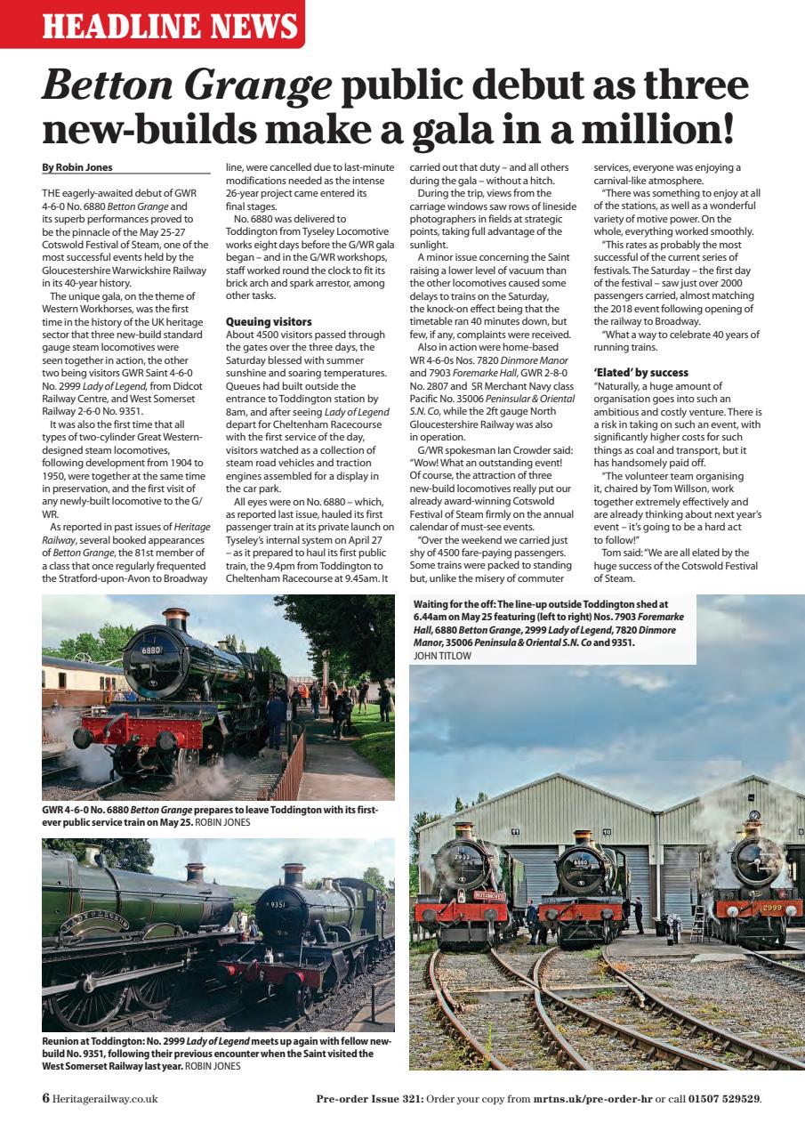 Heritage Railway Preview Pages
