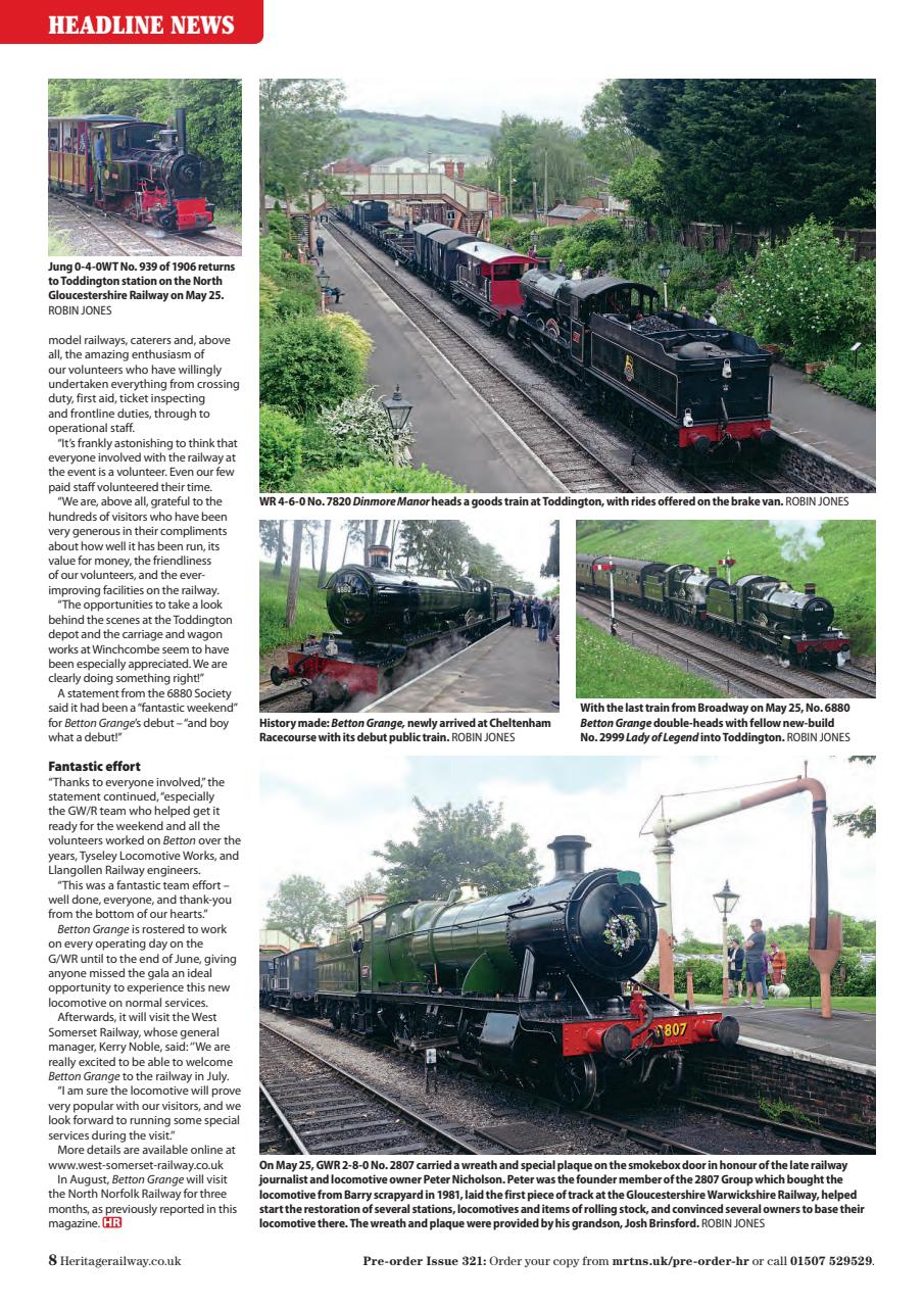 Heritage Railway Preview Pages