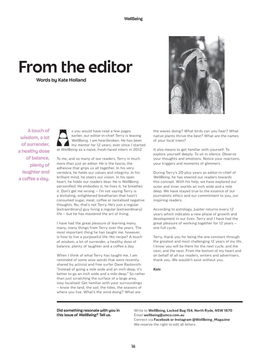 WellBeing Preview Pages