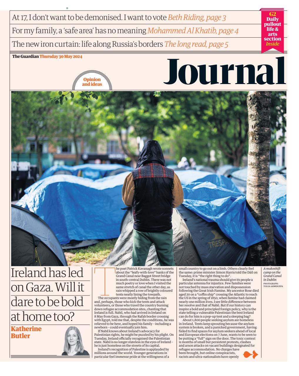 The Guardian Newspaper Preview Pages