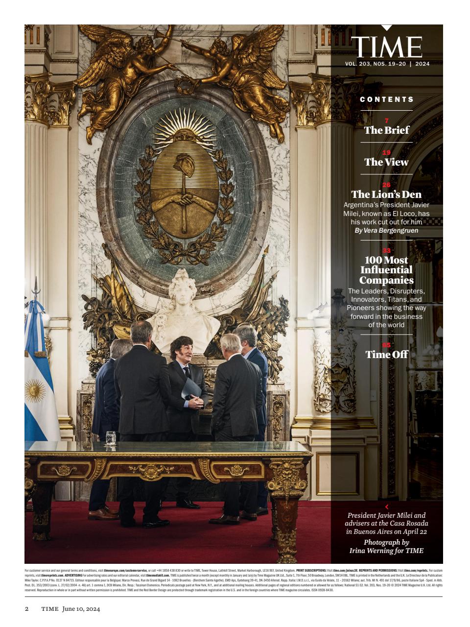 TIME Magazine Europe Preview Pages