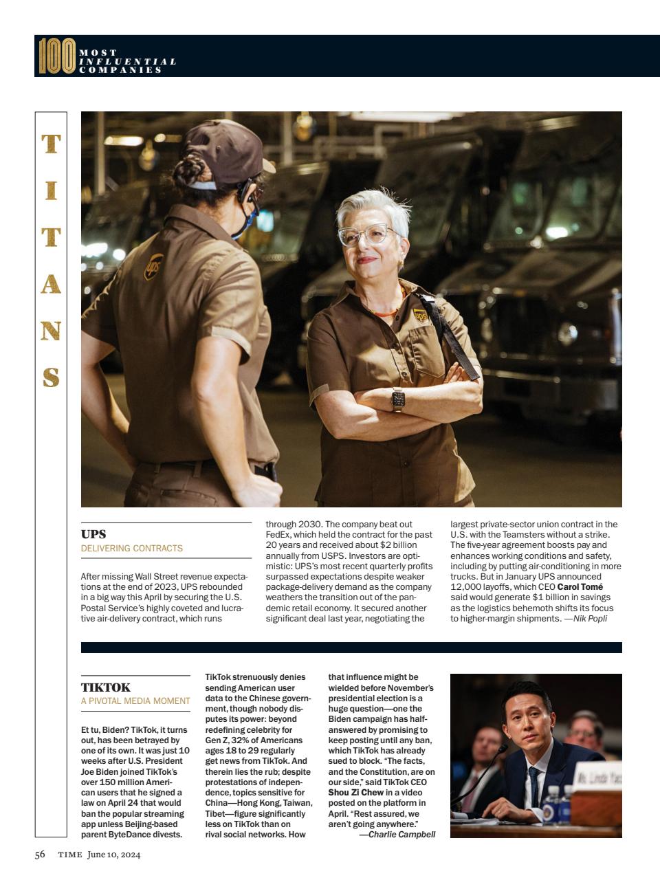 TIME Magazine Europe Preview Pages