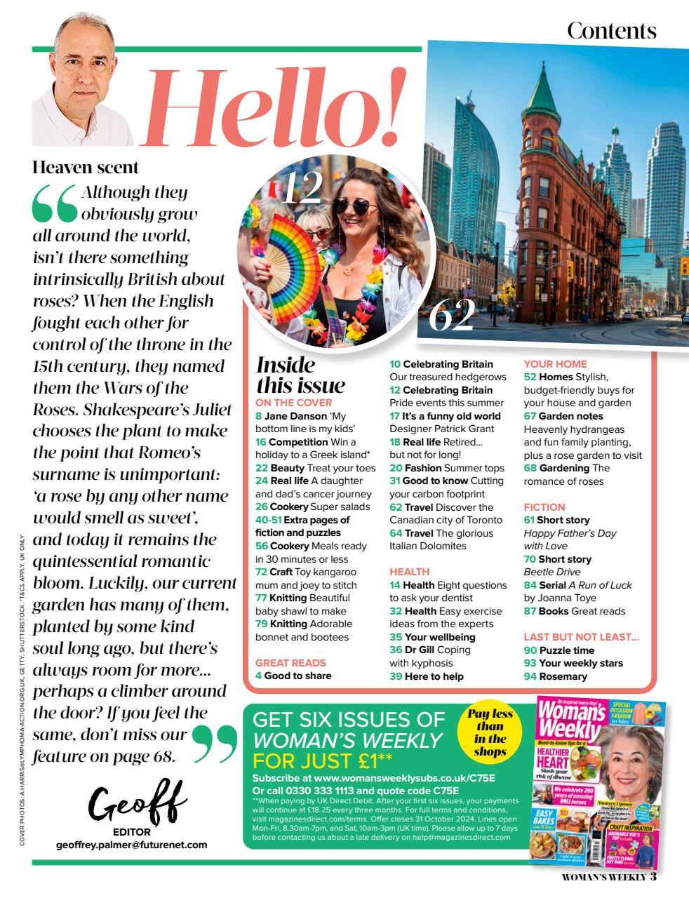 Woman's Weekly Preview Pages