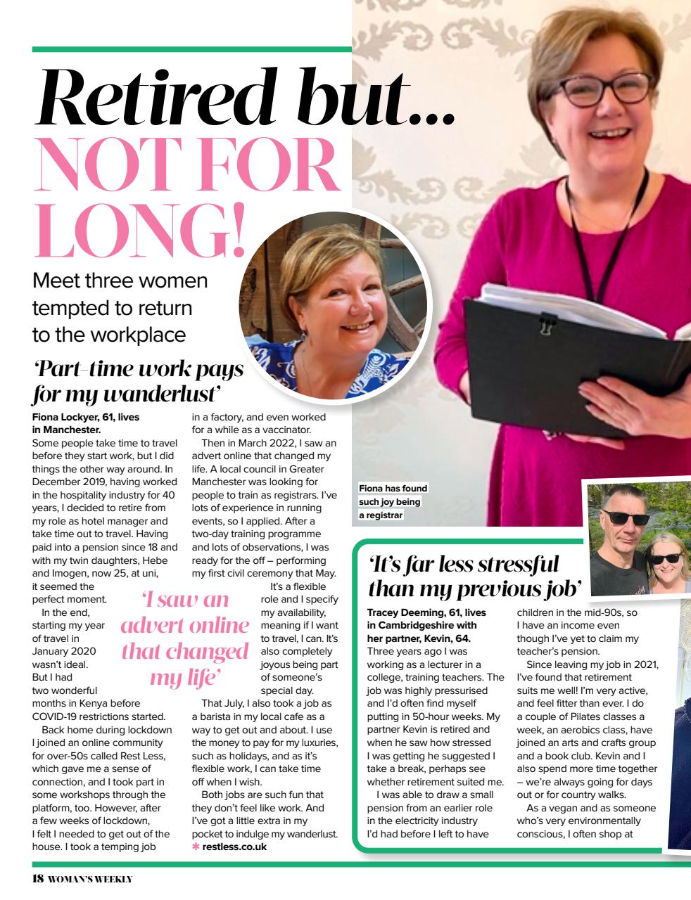 Woman's Weekly Preview Pages