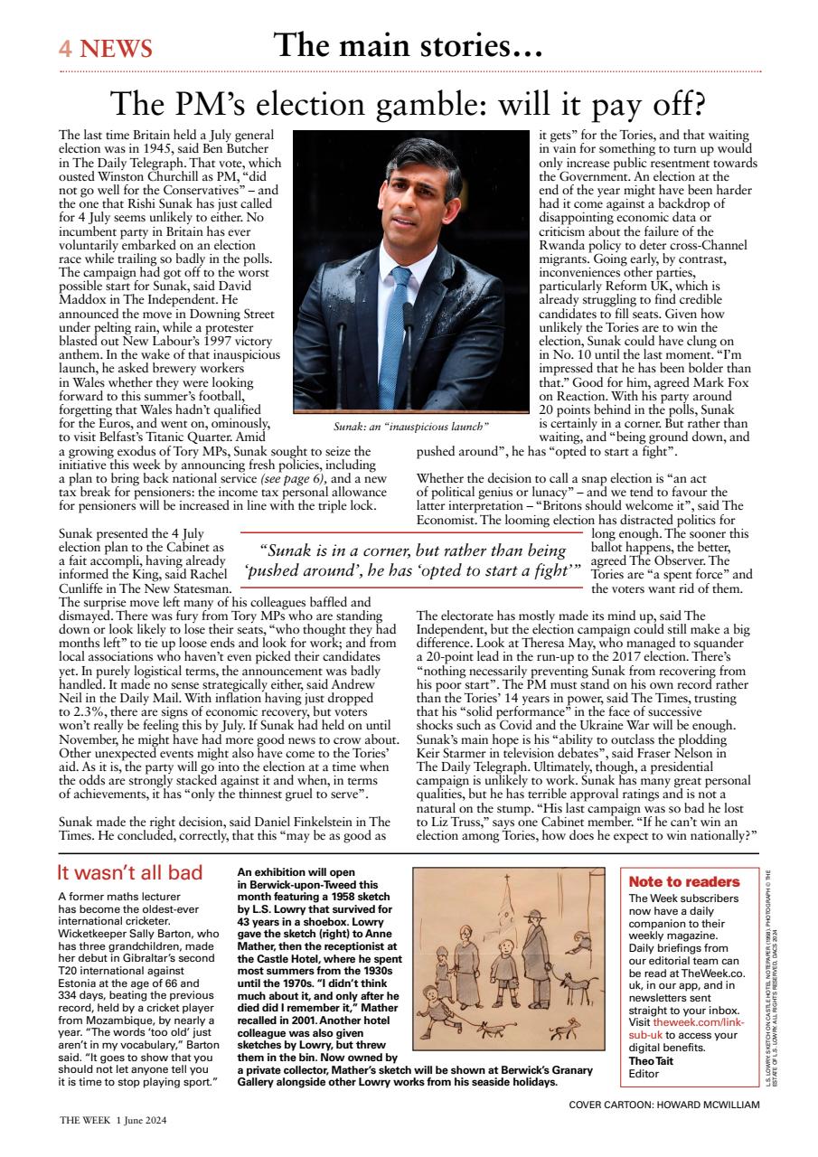 The Week Preview Pages