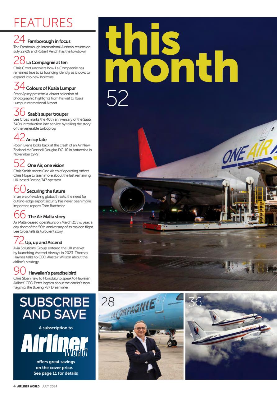 Airliner World Preview Pages