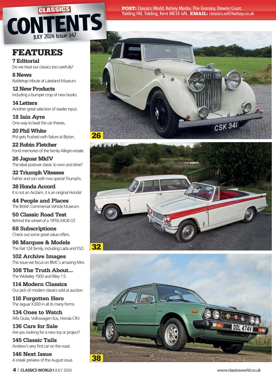 Classics World Preview Pages