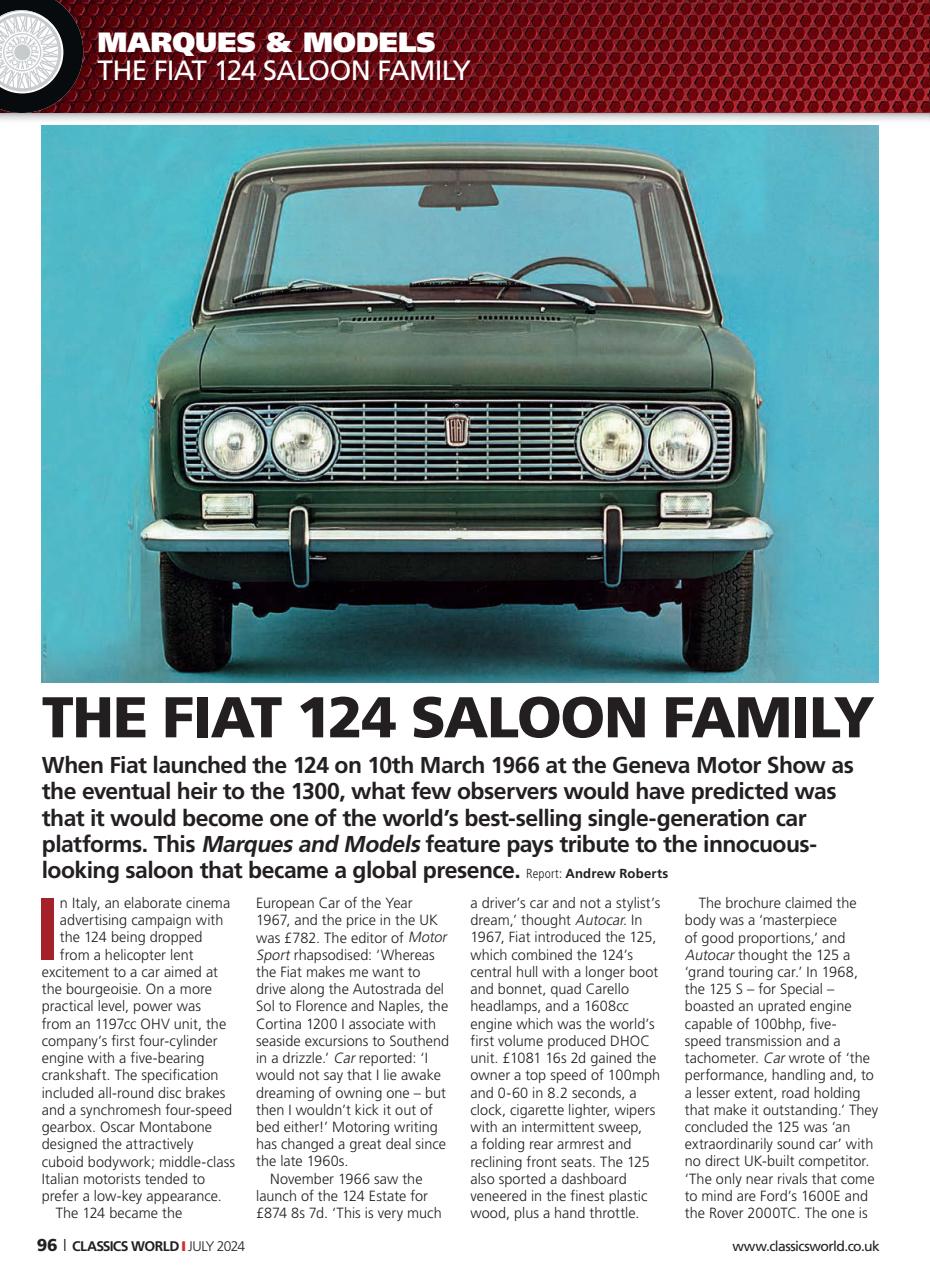 Classics World Preview Pages