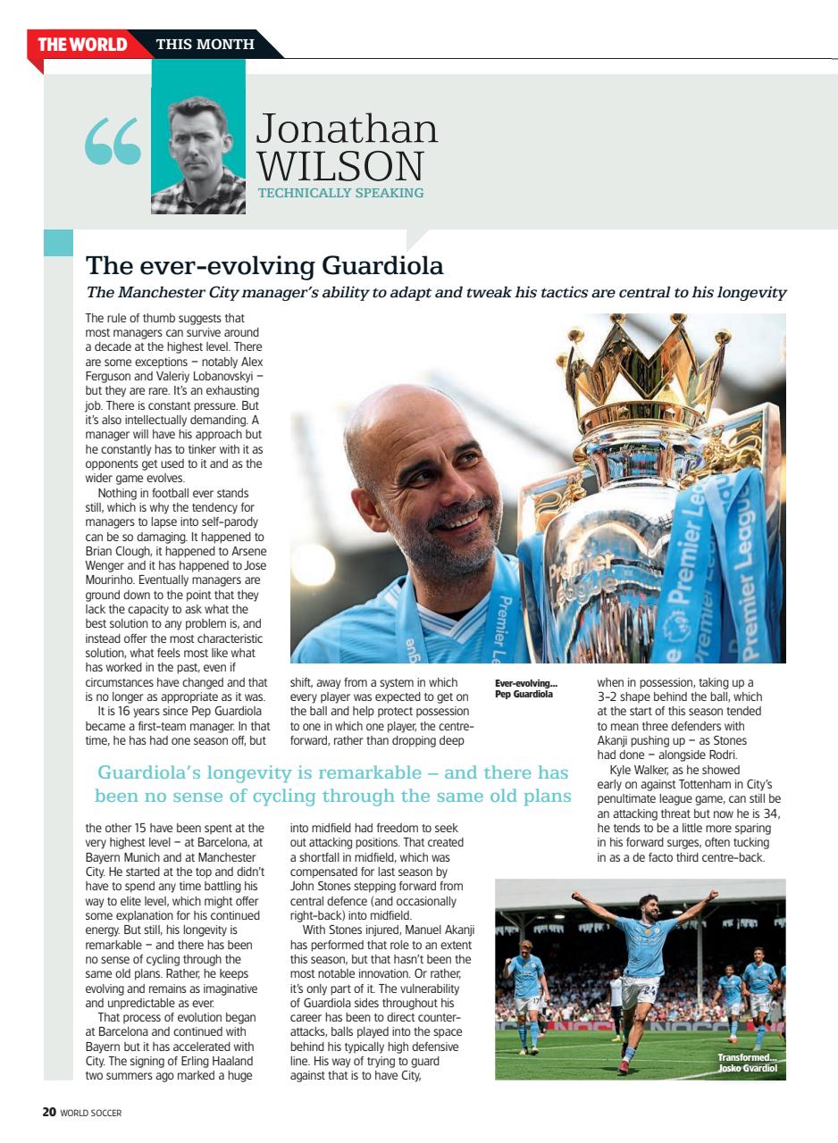 World Soccer Preview Pages