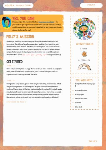 Aquila issue Tin can design challenge