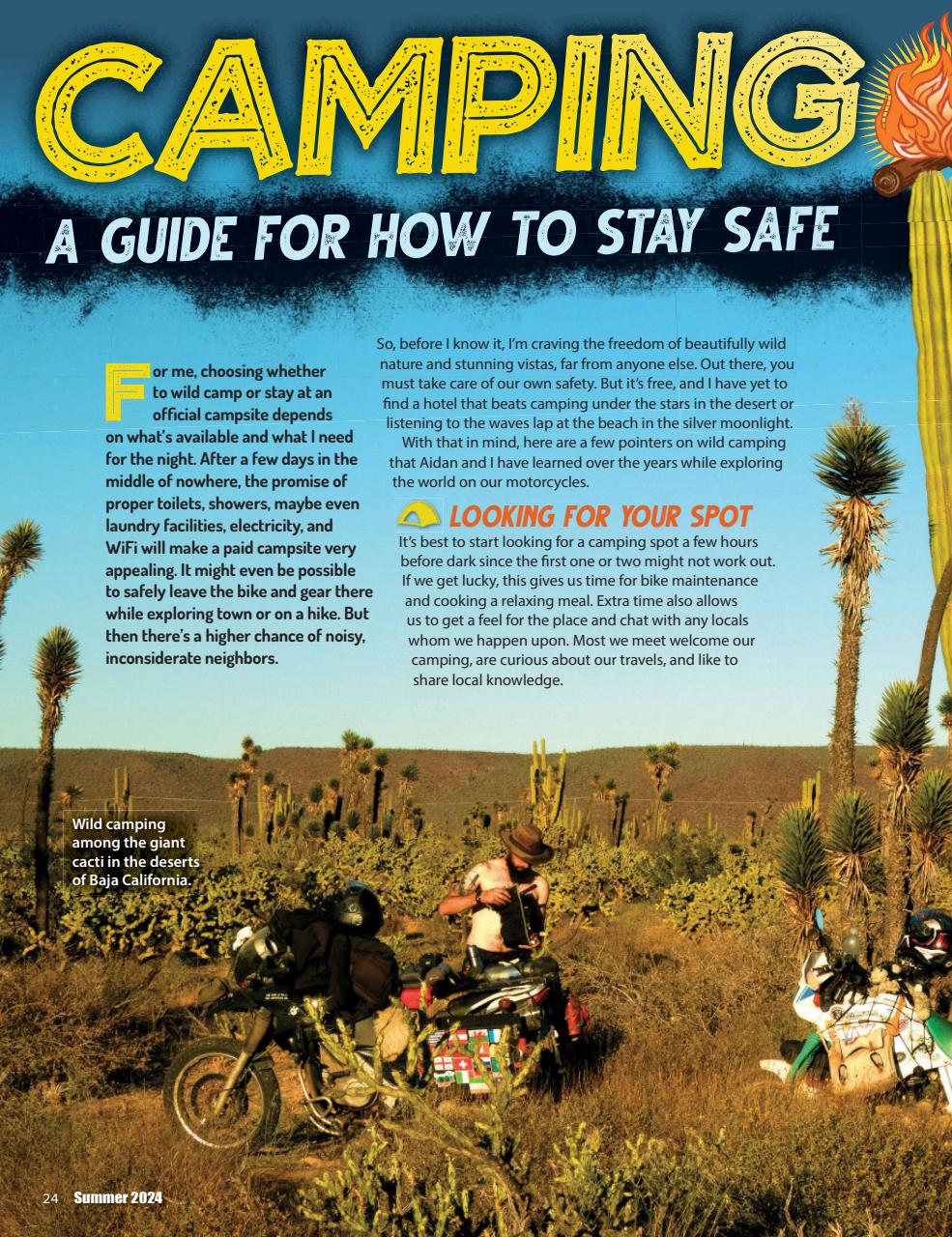 Adventure Motorcycle Preview Pages