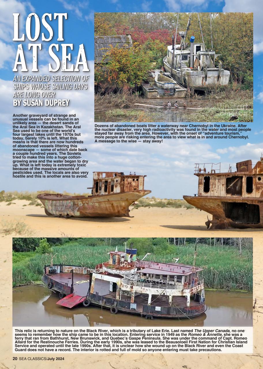 Sea Classics - Where History Sets Sail Preview Pages