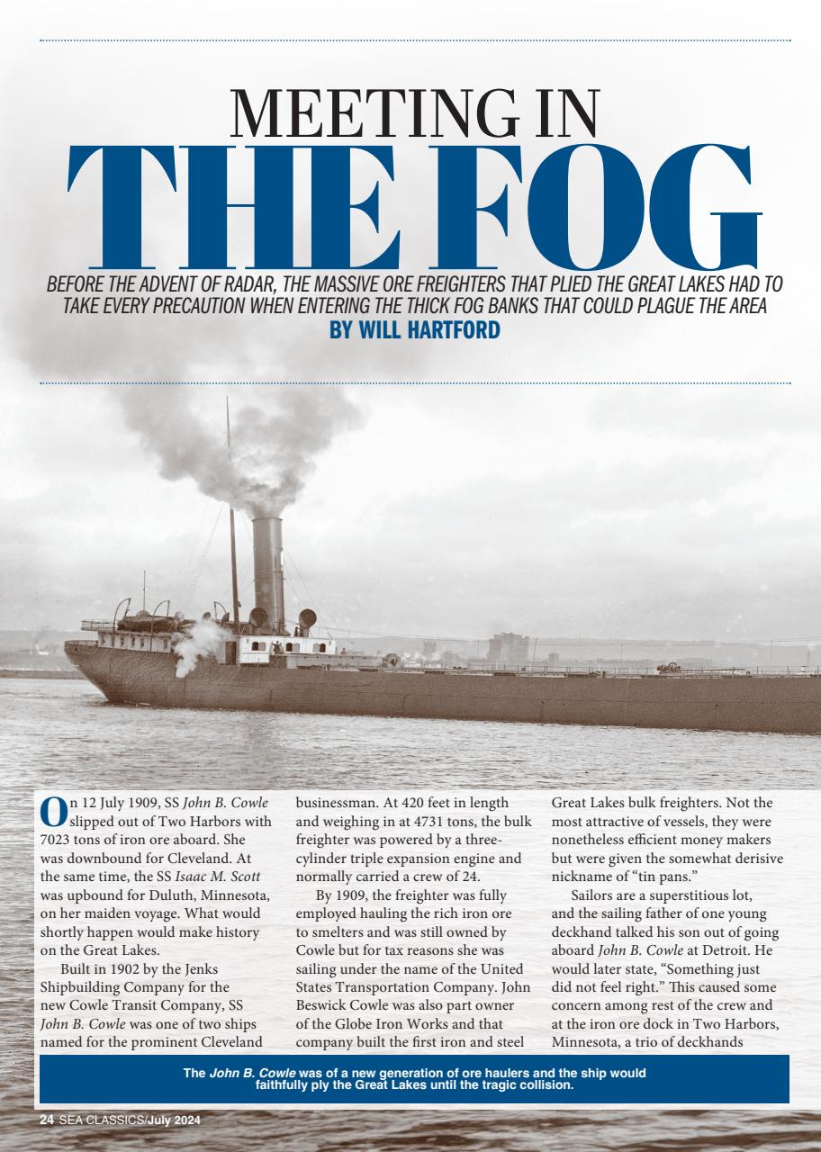 Sea Classics - Where History Sets Sail Preview Pages