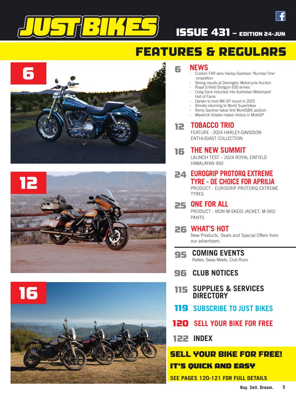 JUST BIKES Preview Pages